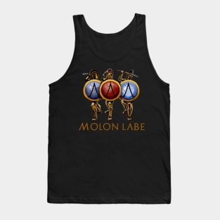 Ancient Greece - Molon Labe - Battle Of Thermopylae - Sparta Tank Top